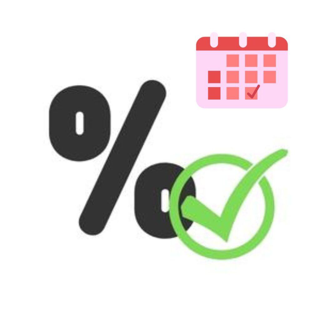 Cálculo da correção de juros