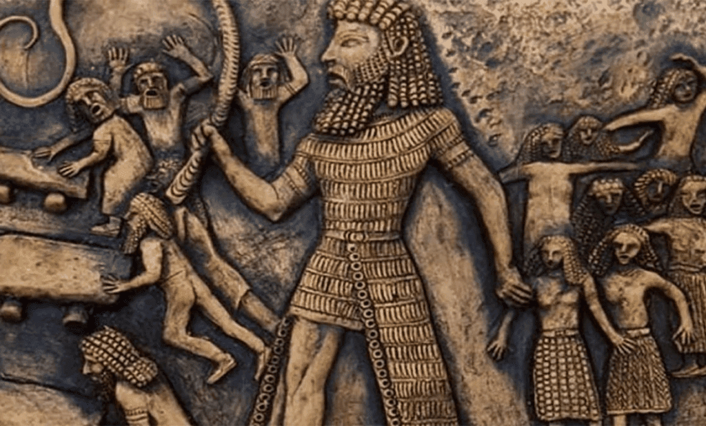 Épico Gilgamesh; Gilgamesh oprimindo o povo