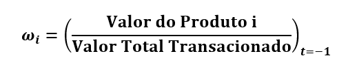 Equação do Peso por produto
