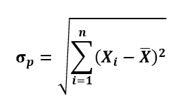 Desvio Padrão com Probabilidades