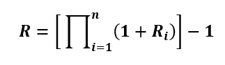 Equação do Retorno acumulado em um período
